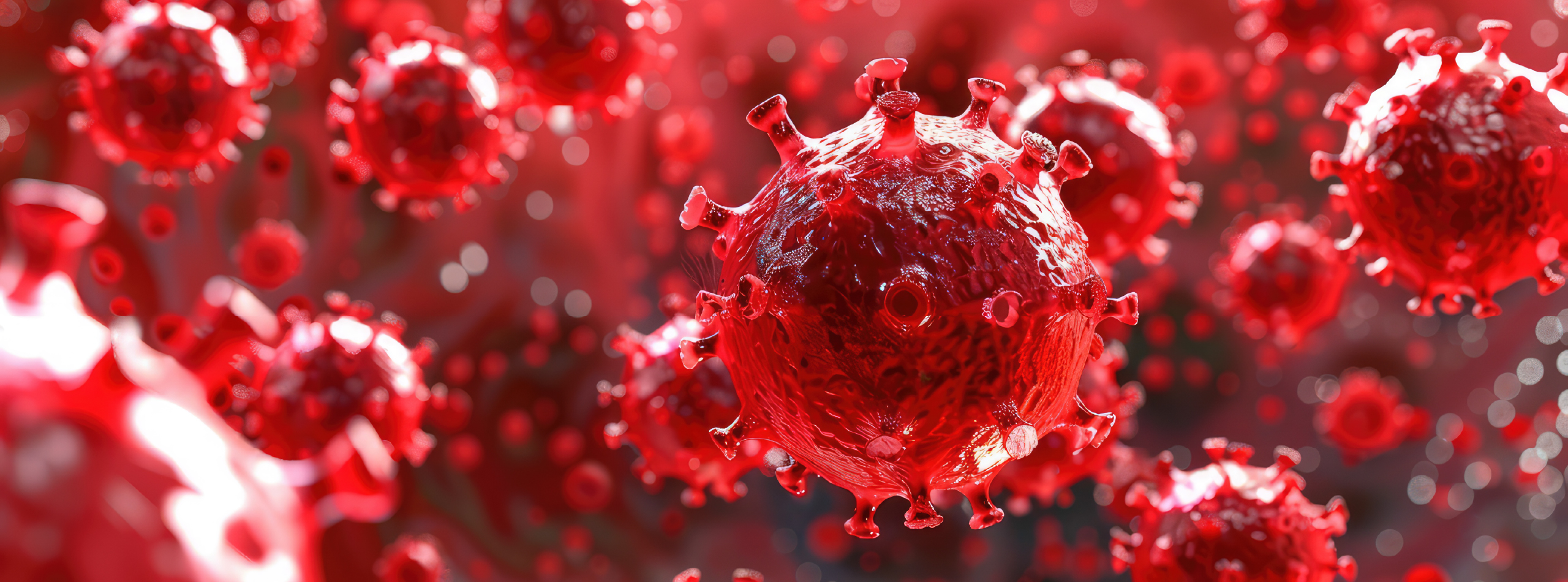 Image of red blood cells, showcasing their round, disc-like shape and vibrant red colour